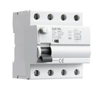 GEYA Interruptor diferencial electromagnético de corriente residual Interruptor de seguridad (Type B-4P-40A-0.03A)