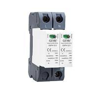 GEYA Protector contra sobretensiones SPD Protector contra sobretensiones de la casa de riel DIN 12.5KA T1+T2 Clase 50KA(2P,AC275V)