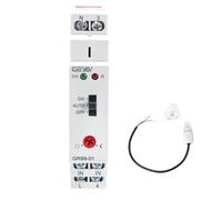 GEYA Relé con sensor fotoeléctrico para interruptor crepuscular en carril DIN con encendido y apagado automático(GRB8-01,AC110V-240V)