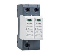 GEYA Solar PV de bajo Voltaje Protector contra sobretensiones DIN Rail 20KA-40KA Descargador de sobretensiones Protector de Rayos DC (2P,DC600V)