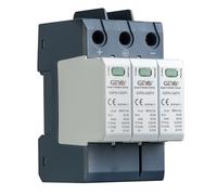 GEYA Solar PV de bajo Voltaje Protector contra sobretensiones DIN Rail 20KA-40KA Descargador de sobretensiones Protector de Rayos DC (3P,DC1500V)