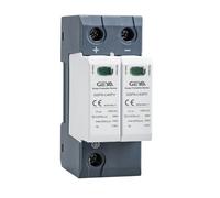 GEYA Solar PV de bajo Voltaje Protector contra sobretensiones DIN Rail 20KA-40KA Descargador de sobretensiones Protector de Rayos DC (2P,DC1000V)