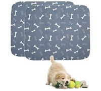 Geyecete Empapadores Reutilizables Lavables para Perros，122 * 89CM Alfombras de adiestramiento Ultraabsorbente para Perros, Almohadillas para Cachorro,Training Pads para Mascotas-GIRS-L-2 Piezas