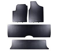 GEYER & HOSAJA Alfombrillas de Goma para Coche 820/4C Compatible con Ford Galaxy Mk1 7 per. (1995-2006), Seat Alhambra I 7 per. (1996-2010) y Volkswagen Sharan I 7 per. (1995-2010)