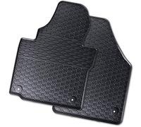 GEYER & HOSAJA Alfombrillas de Goma para Coche 843/2C Compatible con Volkswagen Caddy III 2 pc. (2004-2020)
