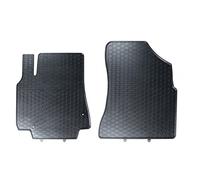 GEYER & HOSAJA Alfombrillas de Goma para Coche 845/2C Compatible con Citroen Berlingo II 2 pc. (2008-2018) y Peugeot Partner II 2 pc. (2008-2019)
