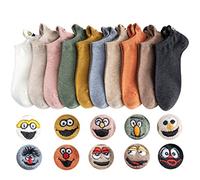 GEYIWSSXY Divertido colorido zapatillas algodón gato calcetines mujer 39-42 calcetines cortos de dibujos animados buen humor calcetines, B-Multicolor-10, Talla única