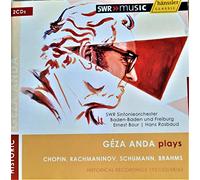 Géza Anda Interprète Chopin, Rachmaninov, Schumann & Brahms