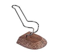 GEZHUCAO Soporte Creativo De Metal Para Pipas De Tabaco De 1/6 Expositor Para Pipas De Fumar Regalo Para Amantes De Las Pipas, Enamorados, Amigos, Coleccionistas(Noir,1)