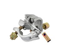 GeZu Impex Acoplador de Ángulo Recto 48 x 48 mm Electrochapado Juego de 16 Abrazadera para Andamiaje Acoplamiento para Tubos de Acero y Tubos de Construcción