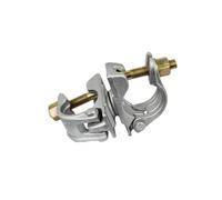 GeZu Impex Acoplador Giratorio 48 x 48 mm Electrochapado Abrazadera para Andamiaje, Acoplamiento para Tubos de Acero y Tubos de Construcción