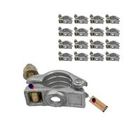 GEZU IMPEX Acoplamiento Medio 48 x 48 mm Electroplateado Set de 12 Abrazaderas para Andamios, Acoplamiento de Tubos de Construcción de Acero