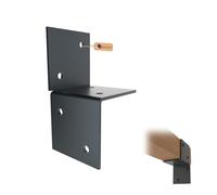 GEZU IMPEX Pérgola Soporte de Pared 81x811mm Recubierto de Polvo de Antracita Soporte de Montaje de Pared Conector de Poste de Viga de Madera Soporte Plano de Pared