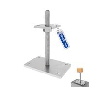 GeZu Impex Soporte Ajustable para Postes 100 x 100 mm Galvanizado en Caliente Soporte de Altura Base Elevada