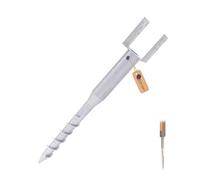 GeZu Impex Soporte en U con Piqueta en Espiral 71 x 865 mm Ancla de Tierra a Tornillo en Set de 12 U Estaca de Poste Tornillo Anclaje de Tierra sin Excavación