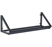 GFAZXDS Perchero de pared industrial, retro simple soporte de exhibición de ropa al por menor, estante flotante para colgar, estantes decorativos de esquina, 120 cm de ancho (100 cm)