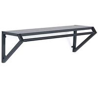 GFAZXDS Perchero de pared industrial, retro simple soporte de exhibición de ropa al por menor, estante flotante para colgar, estantes decorativos de esquina, 120 cm de ancho (120 cm)