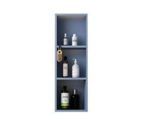 GFAZXDS Wall Niche - Ducha de acero inoxidable de doble o tres capas de almacenamiento, flexible empotrable para baño, nicho de pared para almacenamiento de baño (7857519, azul, 30 x 90 cm)