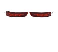 GFDJDF Luces Laterales Para Lexus Para GS300 2013 2014 2015 2016 2017 2018 LED Parachoques Trasero Reflector Luz Freno De Giro(Red model B)