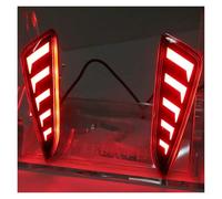 GFDJDF Luces Laterales Para Toyota Para C-HR Para CHR 2016 2017 2018 2019 Lámpara Reflectora LED Freno Y Parachoques Antiniebla Trasero(Model C)