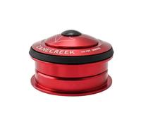 GFDSGRE ArañAs para Bicicletas Auriculares for Bicicleta de montaña, 4 Colores, 44MM, 1 1/8, Auriculares con rodamiento de Cabeza de Bicicleta de Aluminio Integrado Tapa Potencia Bicicleta(Red)