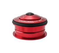GFDSGRE ArañAs para Bicicletas Auriculares for Bicicleta de montaña y Carretera, 4 Colores, 44MM, 1 1/8, Doble rodamiento, for Horquilla de Tubo Recto 28,6 Tapa Potencia Bicicleta(Red)