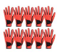 GFDSGRE Guante Golf 10 pcs Golf Glove Hombres Mano Izquierda Transpirable Verde 3D Rendimiento Malla Antideslizante Micro Fibra Guantes de Golf(Worn on Left Hand O,23 Medium)