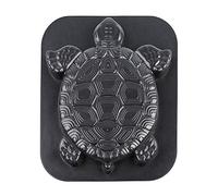 GFDSGRE Moldes para Cemento Molde de pavimentación Piedra escalonada ABS, Herramienta Reutilizable for Paisaje Manual Negro for Exteriores, decoración jardín con Forma Tortuga, Cemento hormigón