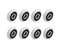 GFDSGRE Ruedas Mampara Ducha 8 Uds 19/23/25mm polea Antigua for Cuarto de Ducha Puerta corredera de Vidrio for baño Accesorios de Rueda Rodillo for Cuarto de Ducha Ruedas para Mamparas De Ducha(19mm)