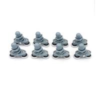 GFDSGRE Ruedas Mampara Ducha 8 Uds Ruedas for la Puerta de la Ducha Ruedas Corredores poleas 19/23/25/26/27mm diámetro de Las Ruedas Ruedas para Mamparas De Ducha(19mm)