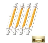 GFDYTG Bombilla R7S LED 78mm Regulables,LED R7S 78mm Blanco Natural 4500K 10W COB Bombillas Equivalente 80-100W Lámpara Halógena,iluminación de haz de 360°,1000LM,4 Pack