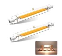 GFDYTG Bombilla R7S LED 78mm Regulables,LED R7S 78mm Blanco Natural 4500K 10W COB Bombillas Equivalente 80-100W Lámpara Halógena,iluminación de haz de 360°,1000LM,2 Pack