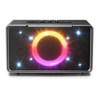 GFEEN Altavoz Blutooth para fiesta: 200 W de pico de sonido potente. Tiempo de reproducción de 15 horas, espectáculo de luz RGB, carga rápida, graves profundos, altavoz inalámbrico portátil grande