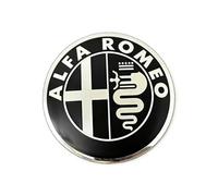 GFGJYK 4 PCS 65MM Pegatinas para La Cubierta para Alfa Romeo 4C 2013-2016, D Centro de La Rueda Pegatinas,Pegatinas para Autopartes,Tapas Rueda Centro Pegatinas,D