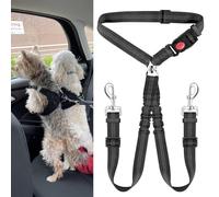 GFGJYK Correa Perro Coche para Mercedes B-ENZ CLA Shooting Brake 2020-2023, Correa Coche Resistente, amortiguadora y Ajustable para Viaje Seguro de tu Mascota Cinturon Perros Coches,B