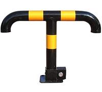 GFHOOZ Barandillas de estacionamiento, Poste de estacionamiento en Forma de T, bolardo de Bloqueo para Espacio de estacionamiento, Barrera Plegable, Interceptor de Carril de seg