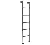 GFHOOZ Escalera de Metal de Pared para Loft, litera Alta, Escalera de Salida de sótano, Ideal para dormitorios, bibliotecas, literas y terrazas. Capacidad de Carga: 280 cm (330