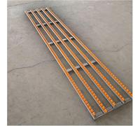 GFHOOZ Transportador de Gravedad Ligero sin Motor, con Rodillo de plástico ABS, para remolques, Patios y Granjas, 30/40/50 cm (Amarillo: 40 cm de Ancho x 120 cm de Largo).