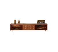 GFHTRELY 200CM Consola de Almacenamiento para Salón Madera Maciza, Centro Entretenimiento Hogar, Mobiliario Aplicable a Hoteles Consola Multimedia