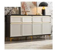GFHTRELY Aparador de buffet, moderno y minimalista, gabinete de almacenamiento de cocina, gabinete de vino, sala de estar, gabinete lateral de té, gabinete de preparación (160 x 40 x 85 cm)