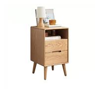 GFHTRELY Armario de almacenamiento creativo con doble cajón, ultra estrecho, para dormitorio, mesita de noche, mesa pequeña (A)