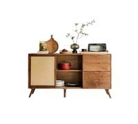 GFHTRELY Bufetera Mueble Aparador de Estilo japonés for Comedor, Restaurante, vinoteca, Cocina, Armario de Almacenamiento con Doble Puerta, Sala de Estar, Armario de té Mueble de Cocina
