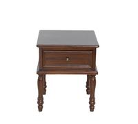 GFHTRELY Escritorio de Sofá Mesita de Noche de Estilo nórdico de Gran Capacidad, Mesa de Centro con taquilla Retro, Mesa pequeña con taquilla Retro, Mesa Auxiliar for sofá Mesa Pequeña