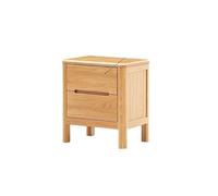 GFHTRELY Escritorio de Sofá Mesita de Noche de Madera Maciza, gabinete de Almacenamiento de cabecera de Roble nórdico, gabinete de Almacenamiento Simple for Dormitorio Mesa Pequeña