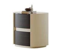 GFHTRELY Escritorio de Sofá Mesita de Noche Minimalista Moderna for Dormitorio, Armario de Almacenamiento de Doble cajón, Mesa de Centro for Sala de Estar, Armario Lateral Mesa Pequeña