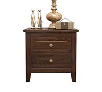 GFHTRELY Escritorio de Sofá Nórdico Retro mesita de Noche casa Sala de Estar Dormitorio Armario Moderno Minimalista Almacenamiento gabinete Creativo Cuadrado mesita de Noche Mesa Pequeña