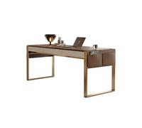 GFHTRELY Escritorio minimalista para computadora, ligero y lujoso, moderno estudio en casa, escritura, computadora, mesa de juegos para jefe de empresa (180 x 70 x 75 cm)