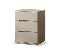 GFHTRELY Escritorio moderno minimalista mesita de noche con tres cajones, mesita de noche, dormitorio, armario de almacenamiento, hogar, sala de estar, taquilla, mesa pequeña