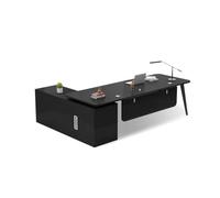 GFHTRELY Escritorio para computadora Boss moderno minimalista individual ejecutivo muebles de oficina mesa de estudio en casa mesa de juegos (B)