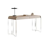 GFHTRELY Escritorio para Computadora Escritorio acrílico Moderno Minimalista hogar pequeño apartamento Estudio Escritorio tocador Oficina Mesa para Juegos(180 * 60 * 75cm)